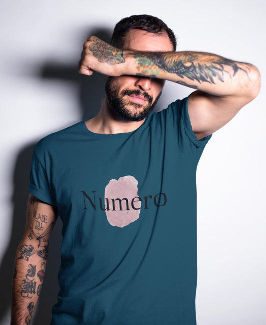 Numero petrol blue t shirt for men