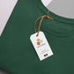 Bottle green plain t shirt for men