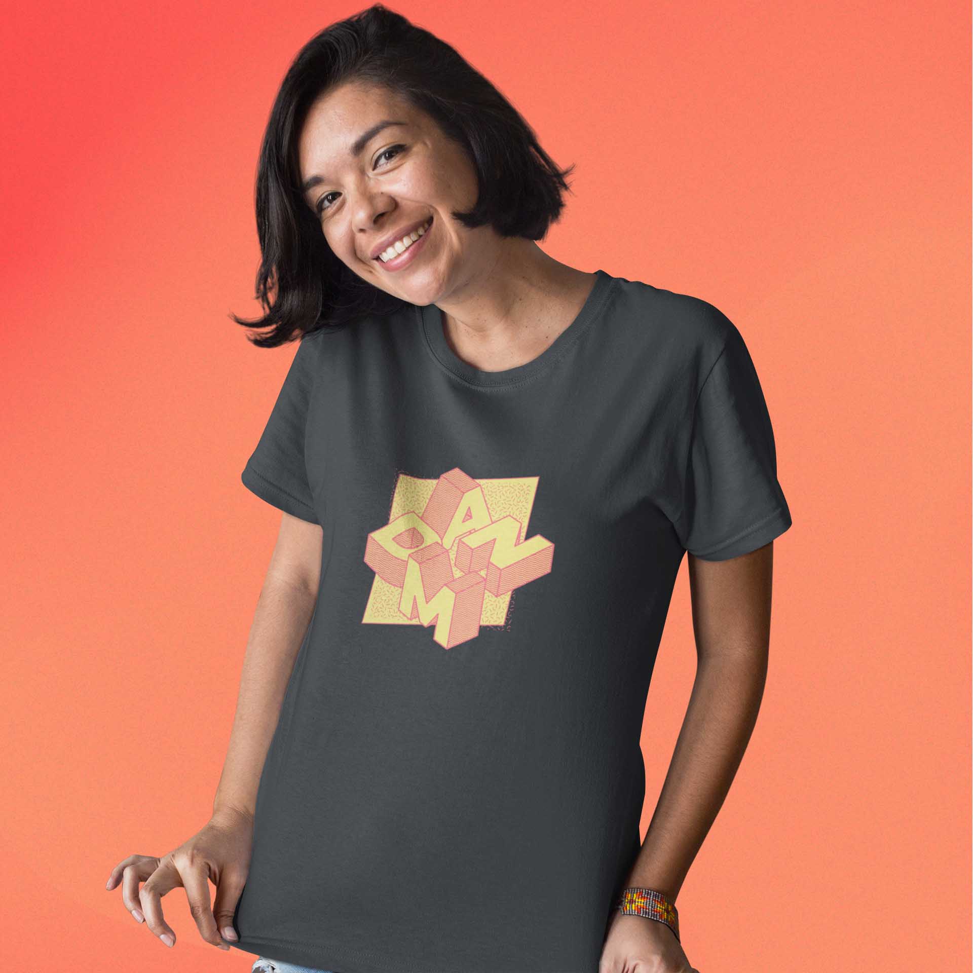 Damn steel grey unisex t shirt for women