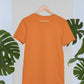 Orange plain t shirt for men