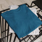 Petrol blue plain t shirt for men
