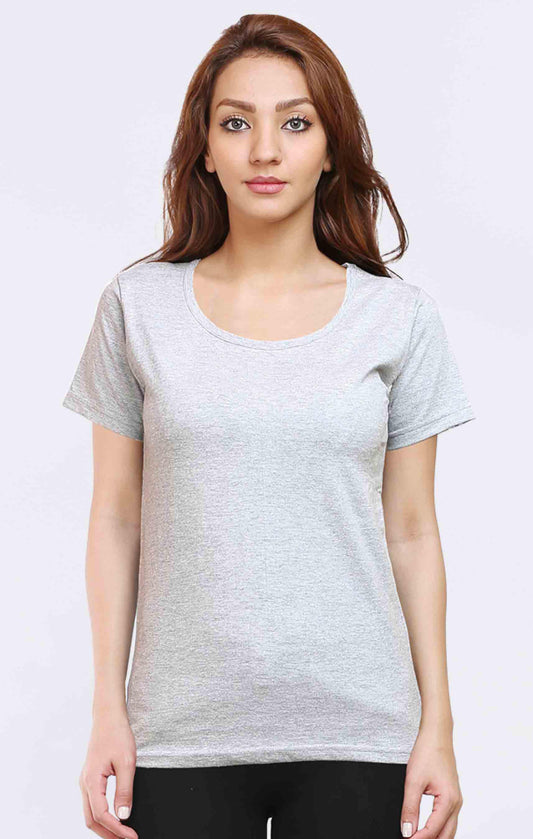 Golden yellow plain unisex t shirt for women