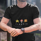 mario icons printed t shirt black for men