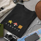 mario icons printed t shirt black for men