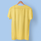 Mustard Yellow Plain T Shirt Men