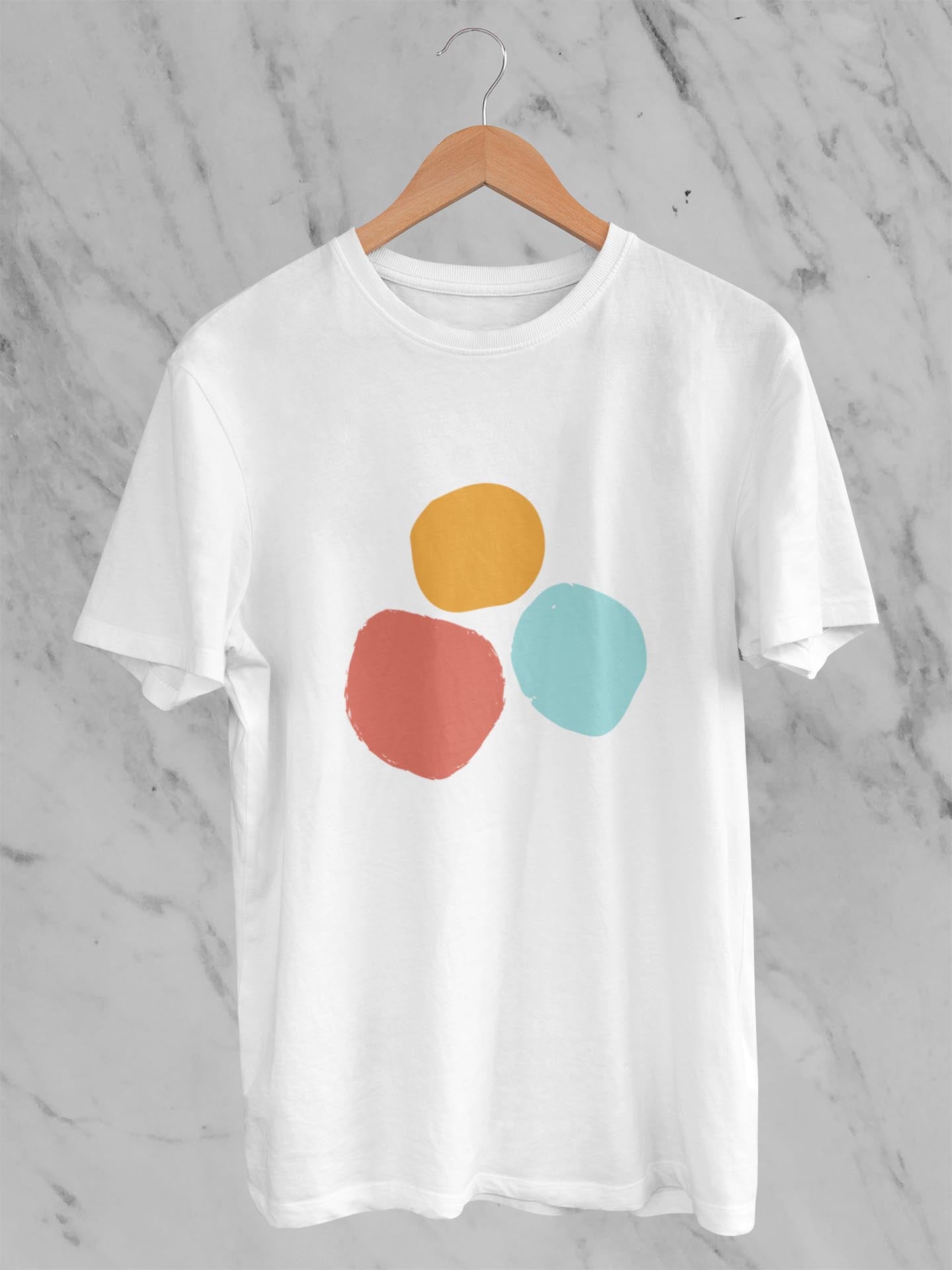 Uppstring classic black and white unisex t shirt